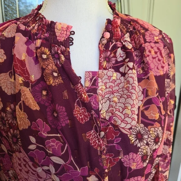 Floral Pink Mini Dress - Picture 8 of 12